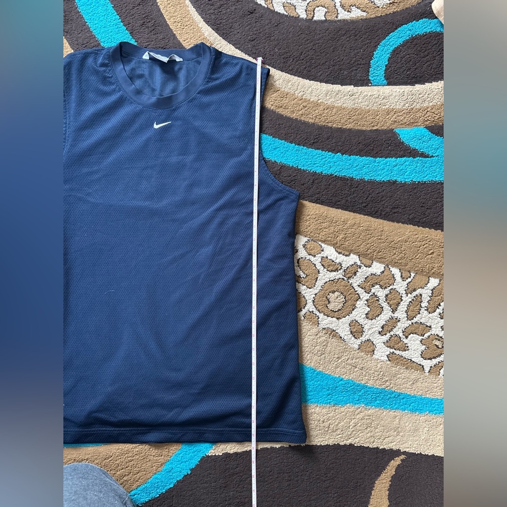 Nike Dark Blue Mesh Athletic Tank - Picture 5 of 5